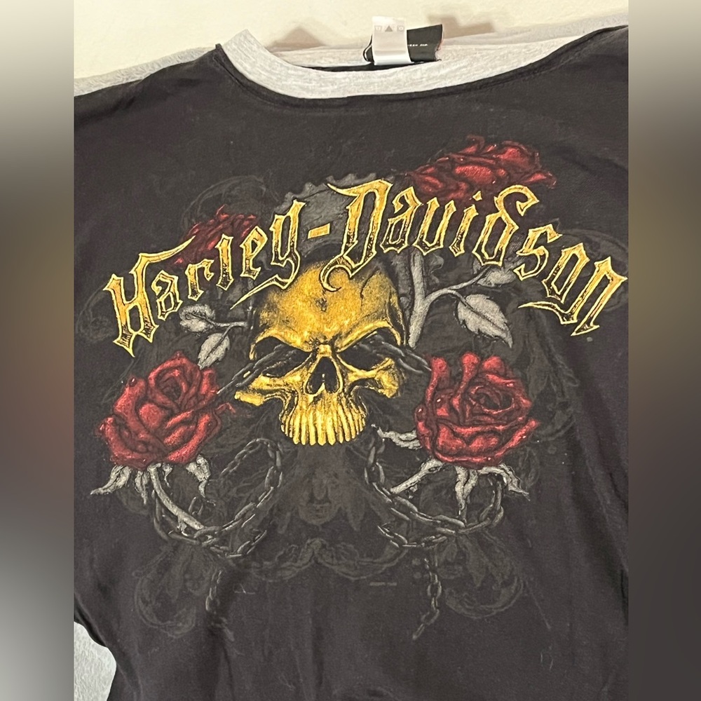Woman’s long sleeve Harley Davidson